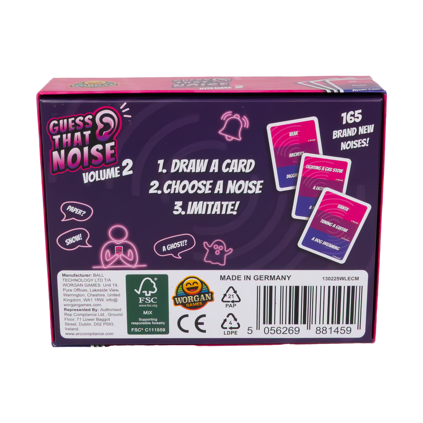 Guess That Noise Volume 2: The 2nd Funny Sound Impressions Party Game