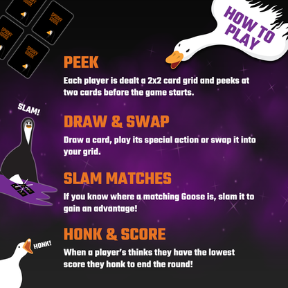 Spooky Goose: Halloween Theme Quick Thinking Memory Game for Kids, Teens & Adults