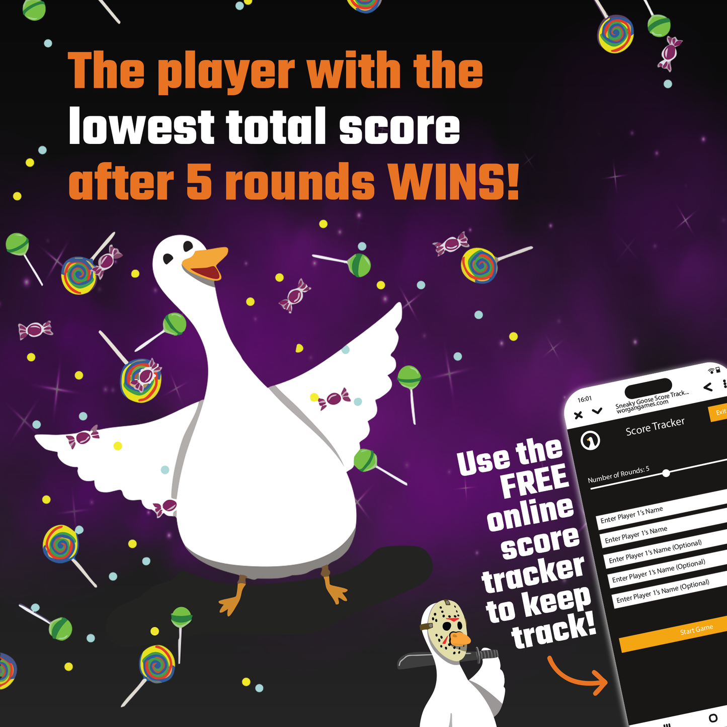 Spooky Goose: Halloween Theme Quick Thinking Memory Game for Kids, Teens & Adults