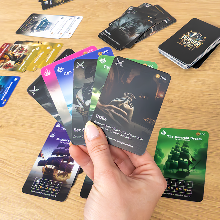 Cursed Tides - Pirate Strategy Card Game