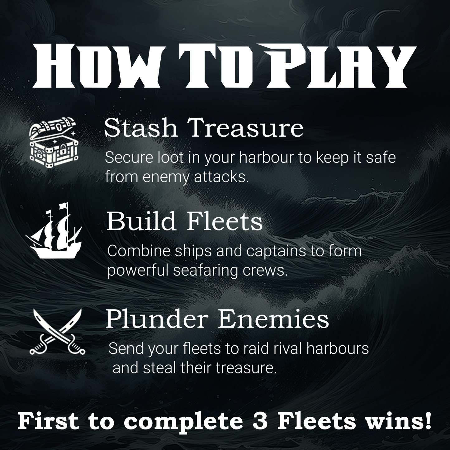 Cursed Tides - Pirate Strategy Card Game