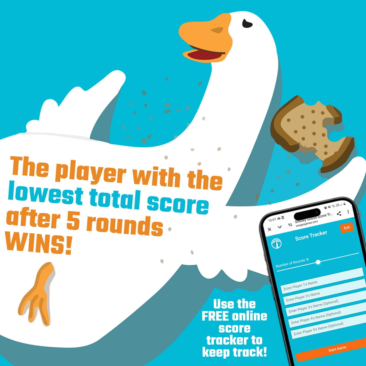 Sneaky Goose: Quick Thinking Memory Game for Kids, Teens & Adults