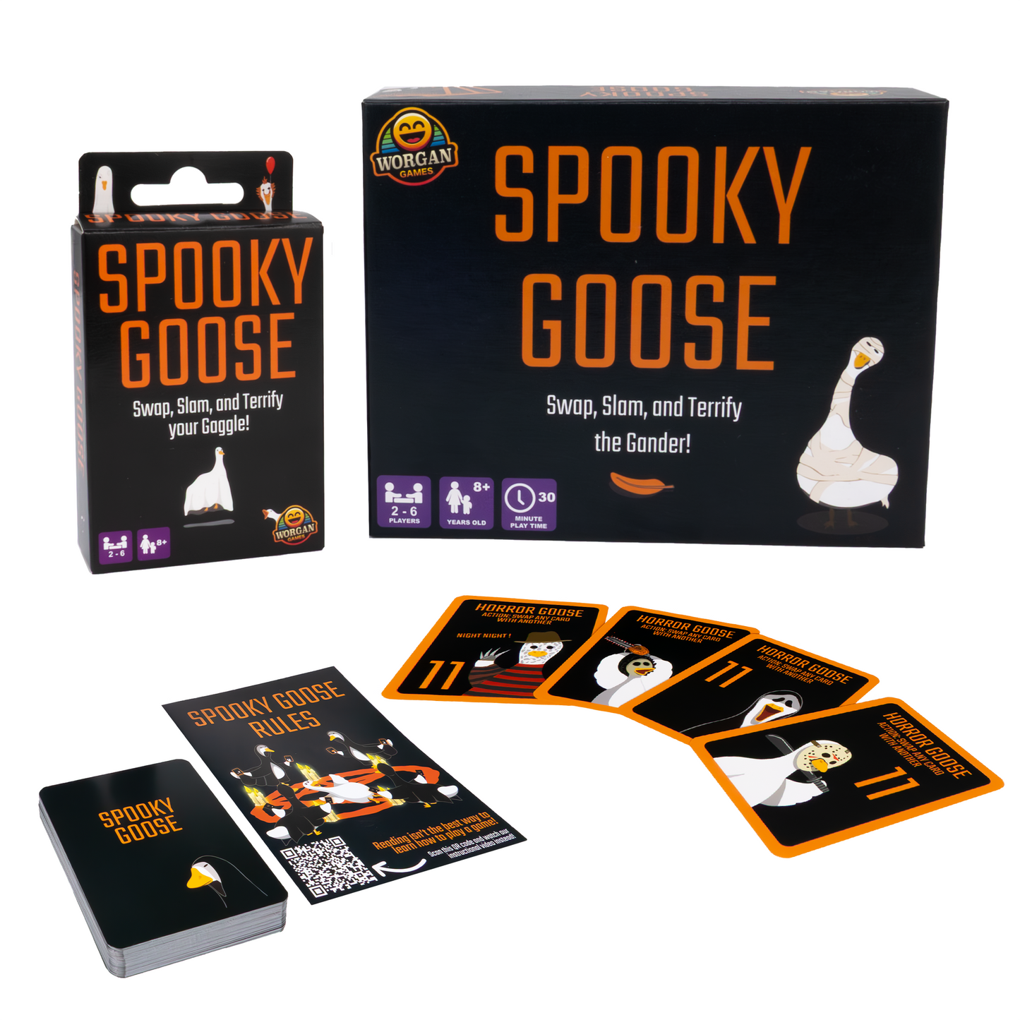 Spooky Goose: Halloween Theme Quick Thinking Memory Game for Kids, Teens & Adults